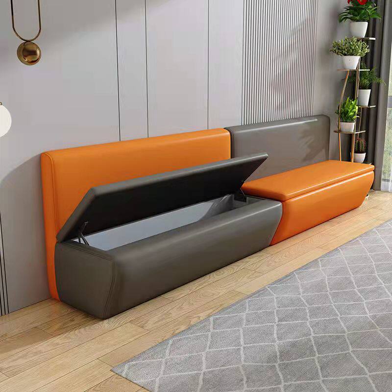 休闲简约创意储物长条凳美发店美容院培训机构休息接待区卡座沙发,商业/办公家具,沙发,淘宝优惠券,粉丝福利购,淘宝优惠卷