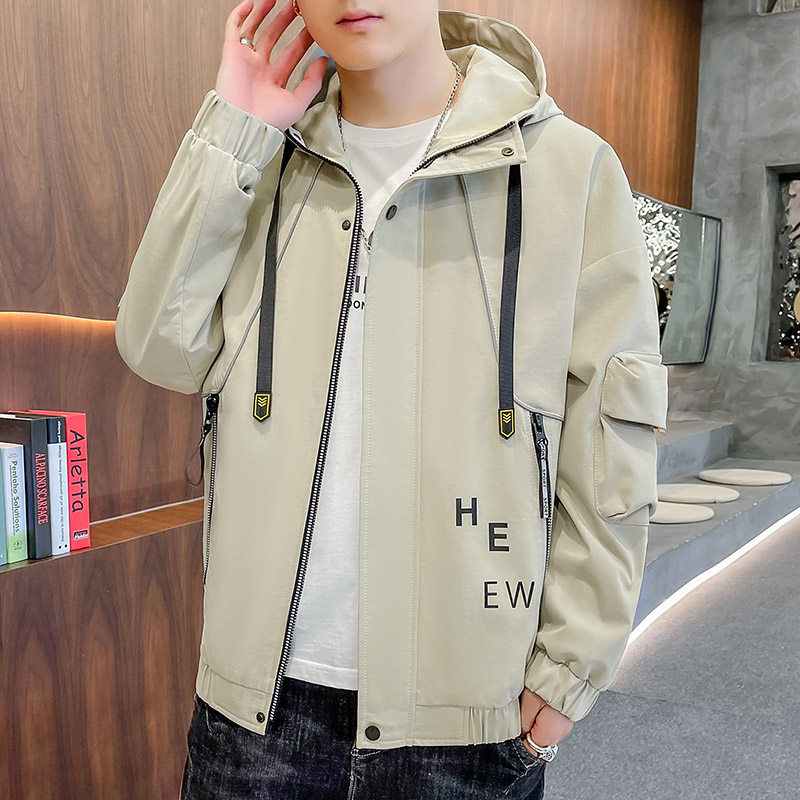 工装夹克外套男士2021春季新款宽松休闲潮流男装上衣服TY2113-P65图片