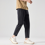 秋冬季新款休闲裤薄款男士修身简约潮流百搭透气九分裤子D989-P45，男装休闲裤，星座509