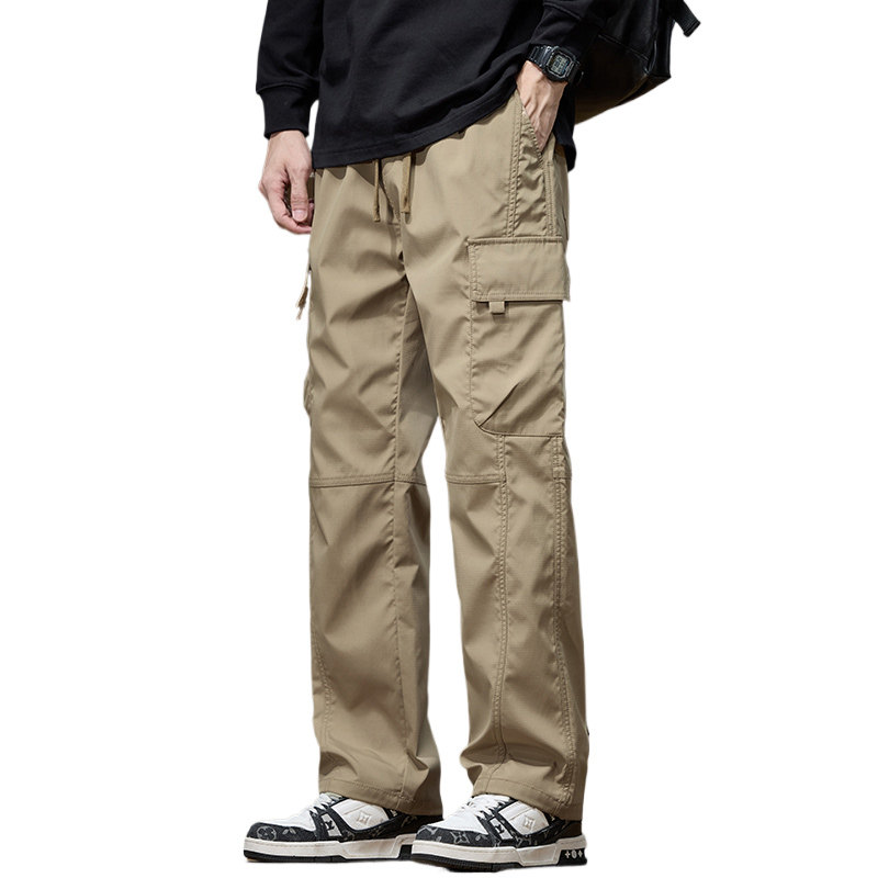 工装裤子男春秋款伞兵机能美式登山直筒休闲冲锋长裤Z9810-P50,男装工装外套,星座509