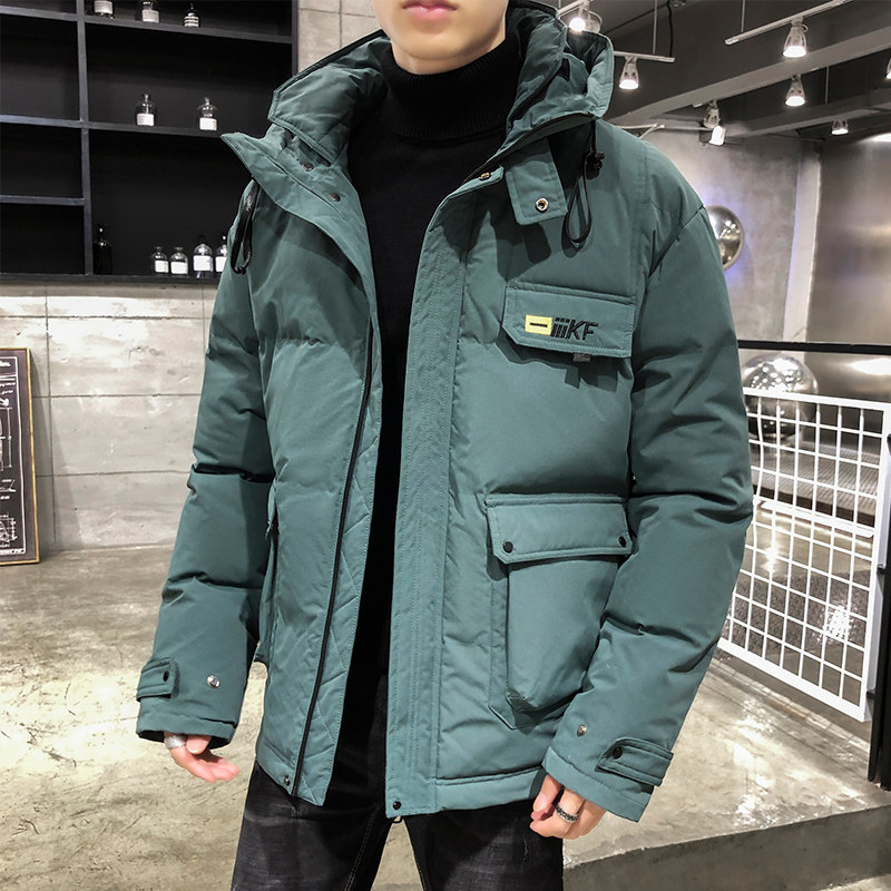 男士工装棉衣冬装男加厚棉服韩版休闲棉袄保暖外套棉衣男M98-P75图片