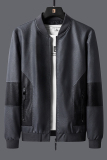 男士皮衣2021新款休闲外套韩版潮流帅气春季机车服夹克男C86-P60，男装皮衣，星座509