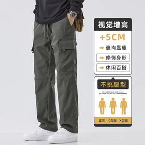 美式机能降落伞兵工装裤男秋季宽松舒适直筒休闲长裤Z9810-P50图片