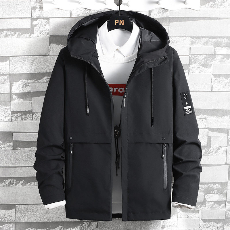 休闲外套连帽潮流男士夹克2021新款春装上衣服韩版工装F1211-P35,男装夹克,星座509
