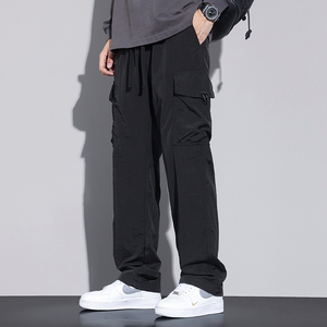 工装裤男宽松直筒登山裤秋季美式伞兵机能休闲冲锋长裤Z2353-P50图片