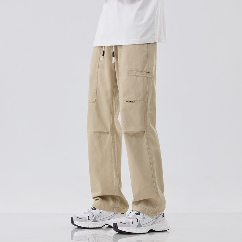 美式痞帅工装裤男士秋冬宽松潮牌男生休闲长裤直筒裤子Z9852-P50,男装休闲裤,星座509