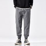 工装裤子男秋天哈伦裤痞帅裤子宽松大码百搭休闲束脚裤Z2306-P50，男装工装外套，星座509