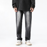 春季水洗直筒牛仔裤男休闲潮牌日系复古韩版潮流宽松裤子YZ89-P50，男装牛仔裤，星座509