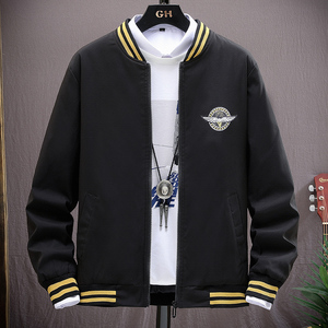 夹克男士2021春秋季潮牌连帽外套男韩版潮流百搭上衣服YK1703-P45图片
