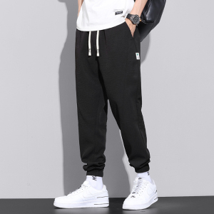 2023新款抽绳工装裤潮男士春季宽松休闲运动束脚长裤子Z8851-P35图片