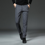 休闲裤男士宽松直筒长裤子男秋冬新款潮牌弹力大码男C9118中厚P35，男装休闲裤，星座509