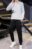 秋季新潮男士休闲韩版运动套装男卫衣青年两件套跑步健身S801-P35，男装卫衣，星座509