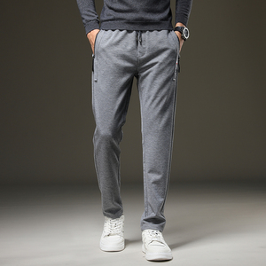运动裤男春秋宽松长裤直筒卫裤男弹力休闲裤子男裤子Z1932图片