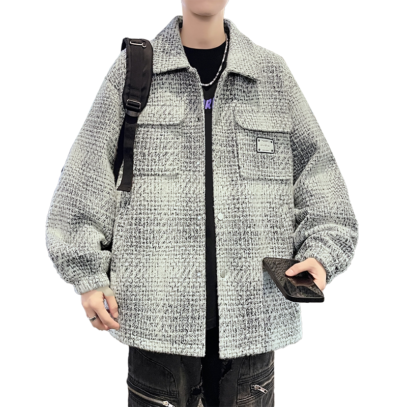 可拆卸帽夹克男秋冬季加绒加厚外套冬季防寒保暖棉衣服V205-P110,男装夹克,星座509