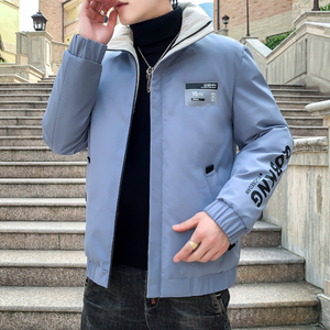 棉衣男秋冬新款短款羽绒棉服冬装加厚外套工装潮牌棉袄DS606-P85图片