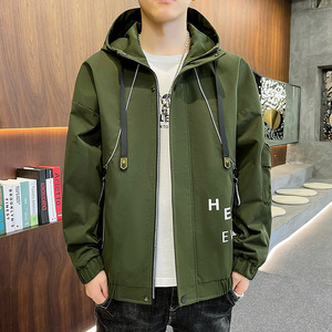 夹克外套男2021春季新款宽松休闲潮流韩版男装衣服TY2113-P65图片