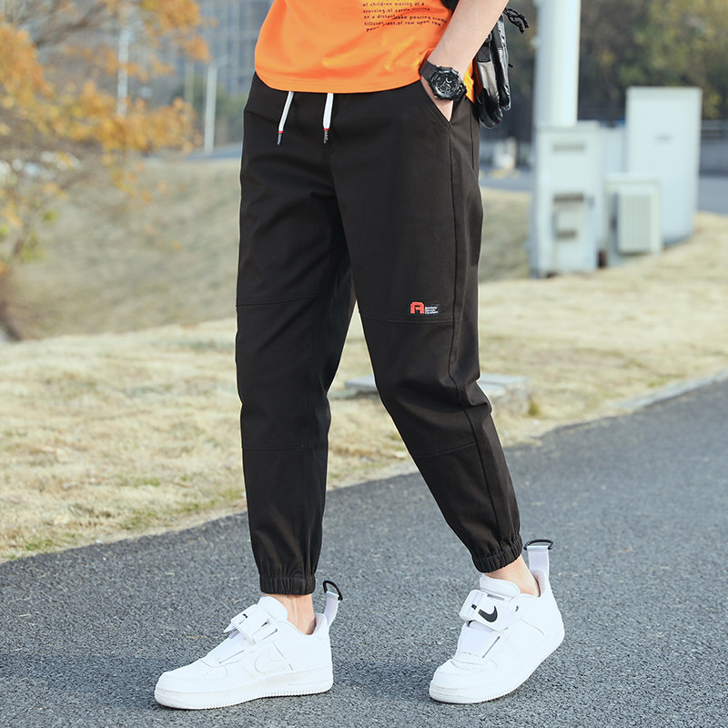 春秋季工装裤男束脚韩版宽松大码百搭小脚休闲九分裤子Z908图片