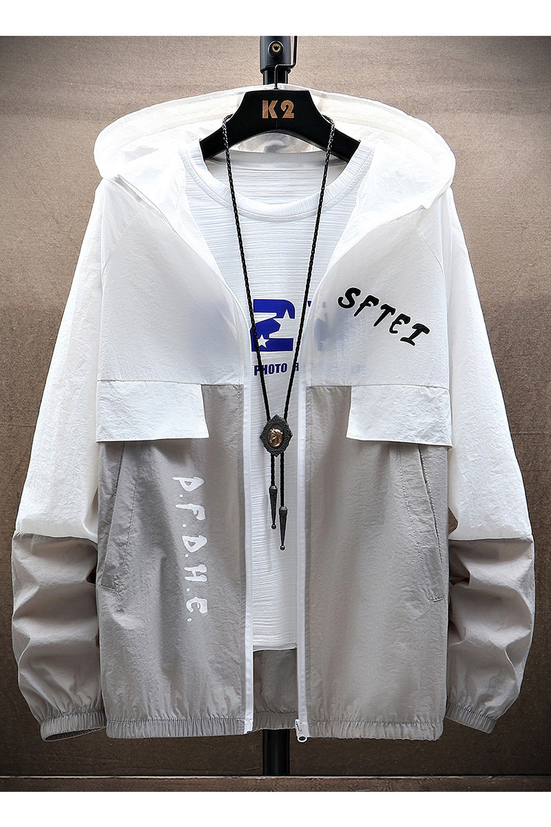 防晒衣男士夏季透气新款衣服超薄款冰丝百搭夹克外套男HS2188-P25,男装夹克,星座509