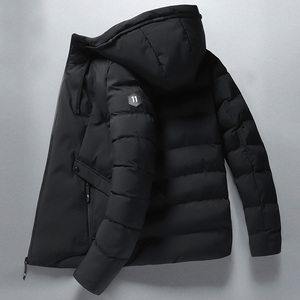 男士棉衣连帽外套2021新款韩版棉服秋冬季加厚保暖棉袄子F611-P55图片