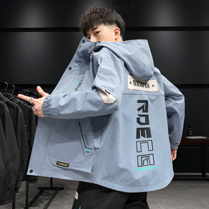 夹克外套男士春秋季韩版工装外衣潮帅气百搭休闲上衣服DS215-P65图片