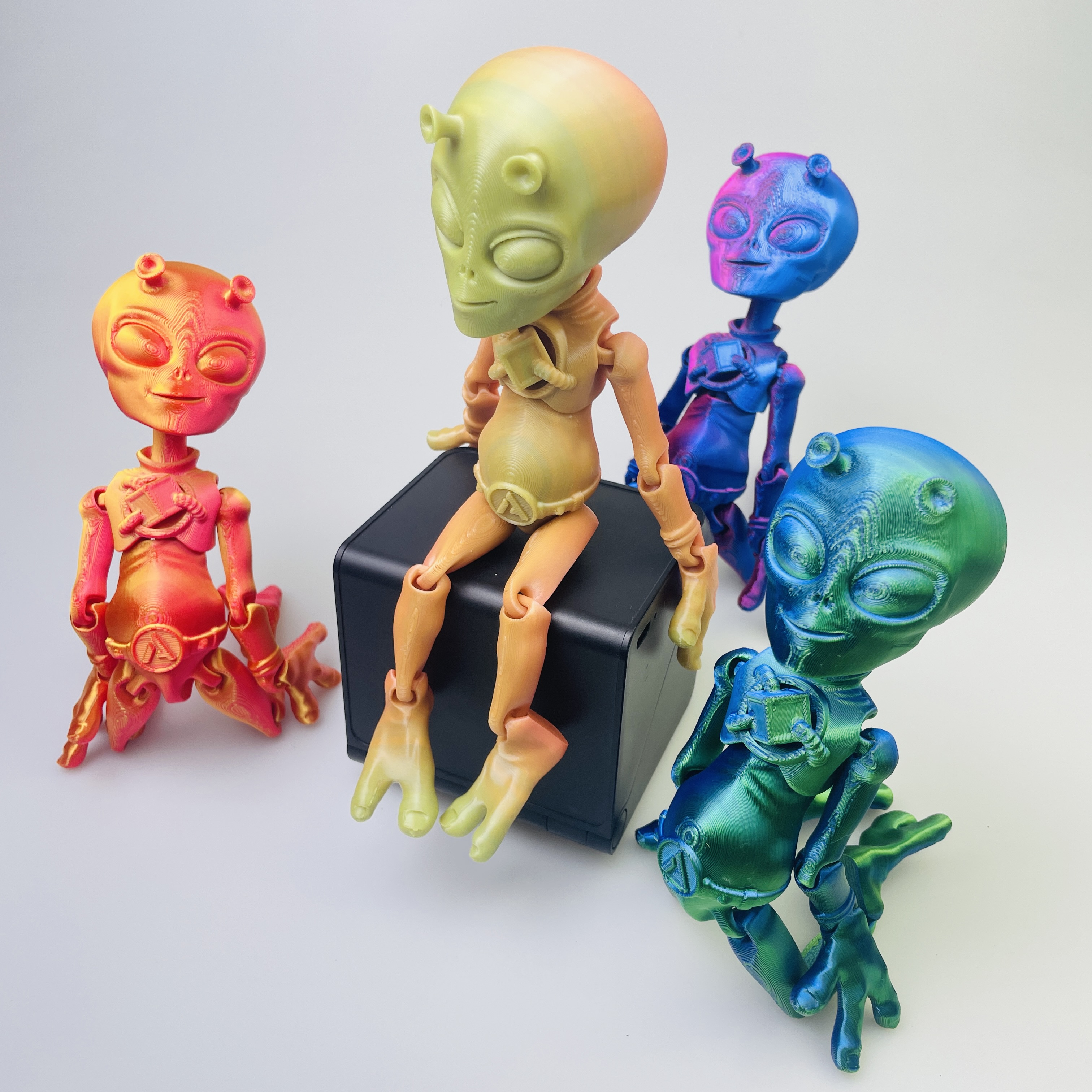 3d打印外星人全身关节可活动儿童玩具仿真新奇科幻摆件礼物新款