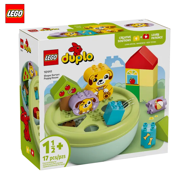 LEGO乐高10441形状分类狗狗房屋