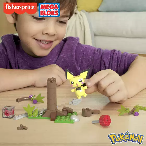 Fisher-Price Pokémon Series Adventure Sports Set Early Education Educational Large Building Blocks Ability-Enhancing Toys