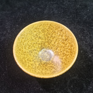 徐静黄金竹斗笠器型主人杯