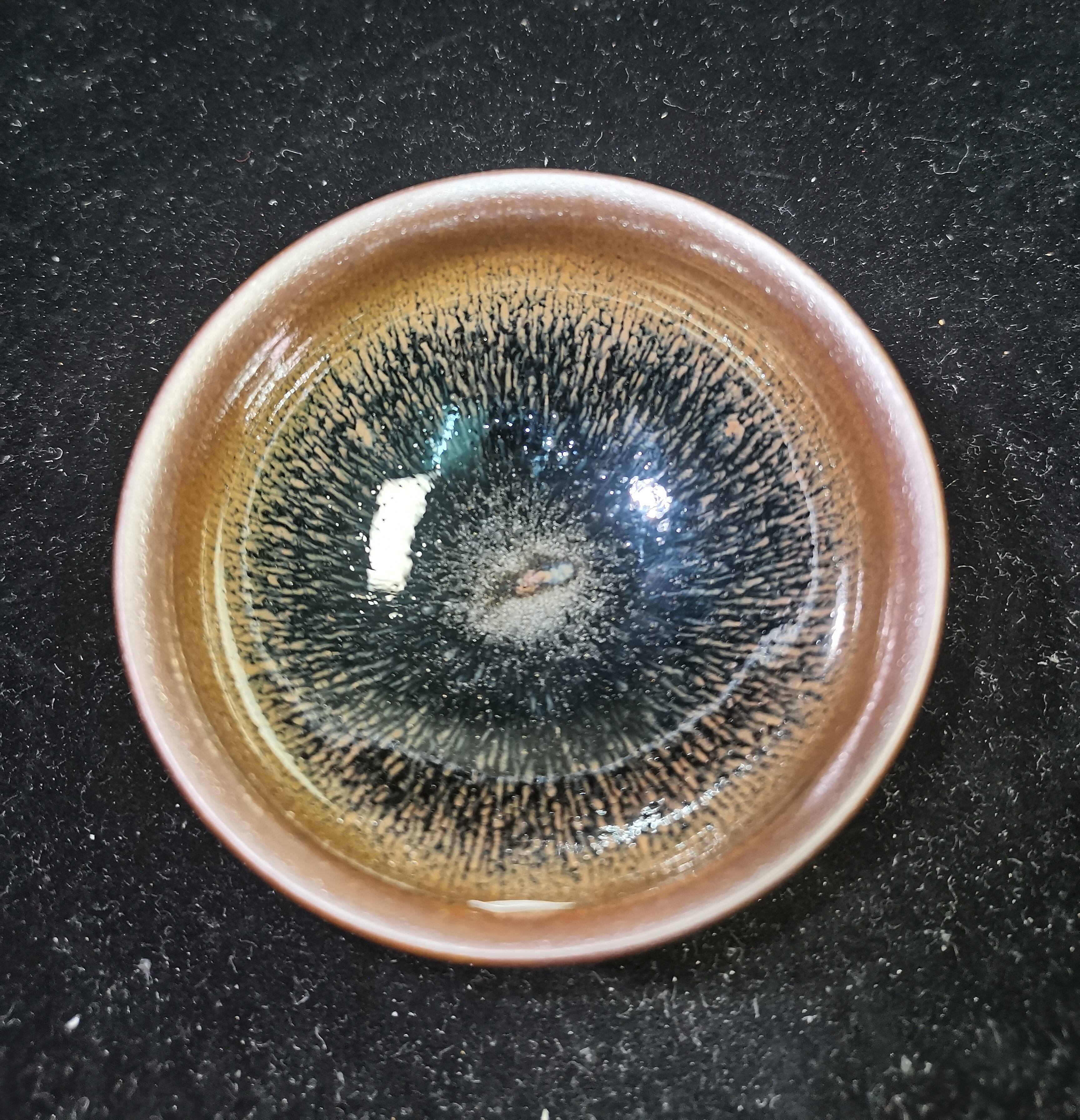 陶知墨兔毫香炉阁器型主人杯(带礼盒证书)