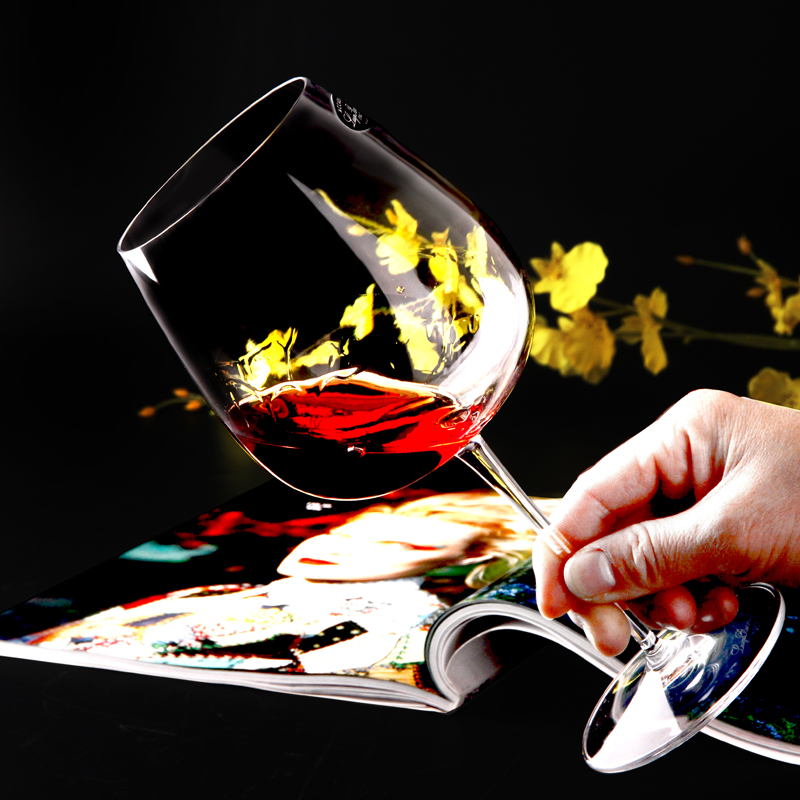 意大利原装进口水晶玻璃红酒杯套装香槟杯家用葡萄酒杯轻奢高脚杯