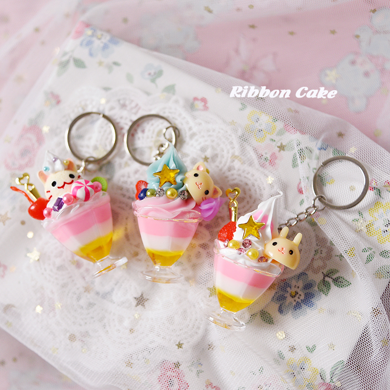 小猫咪蛋糕盲盒挂件摆件