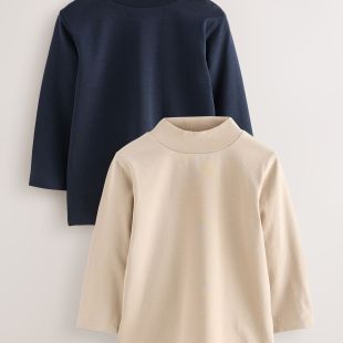 1男童男宝宝柔软纯棉中领长袖 新品 T恤打底 25秋冬季 英国Next正品