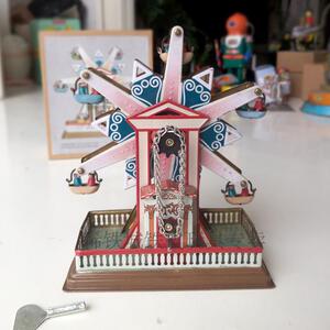 稀铁城-发条铁皮玩具专卖 经典外贸礼品 儿童礼物 游乐场摩天轮