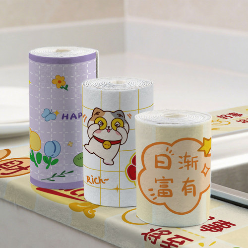 厨房防油污神器防水贴水槽边缘缝隙重复吸水垫台面吸湿贴防霉贴纸