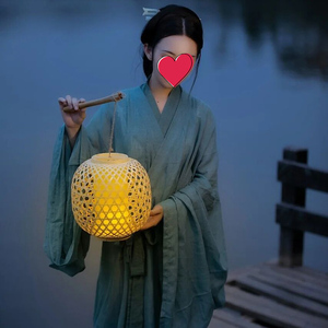 创意新款汉服拍照道具竹编灯笼