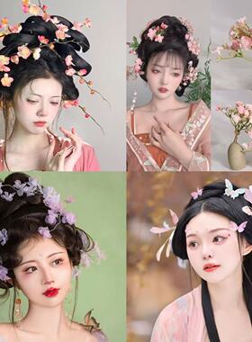 超百搭套装仙气古风发钗秋冬头饰簪子汉服配饰品古装古风流苏发饰