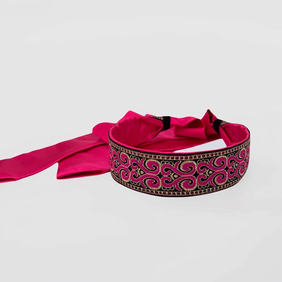 蒙古发箍发卡长飘带发带头饰少数民族风百搭蒙古族发卡女士儿童