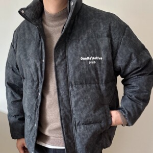 DAEVU大码男装冬季90鸭绒潮胖子加肥加大男士短款立领雪山羽绒服