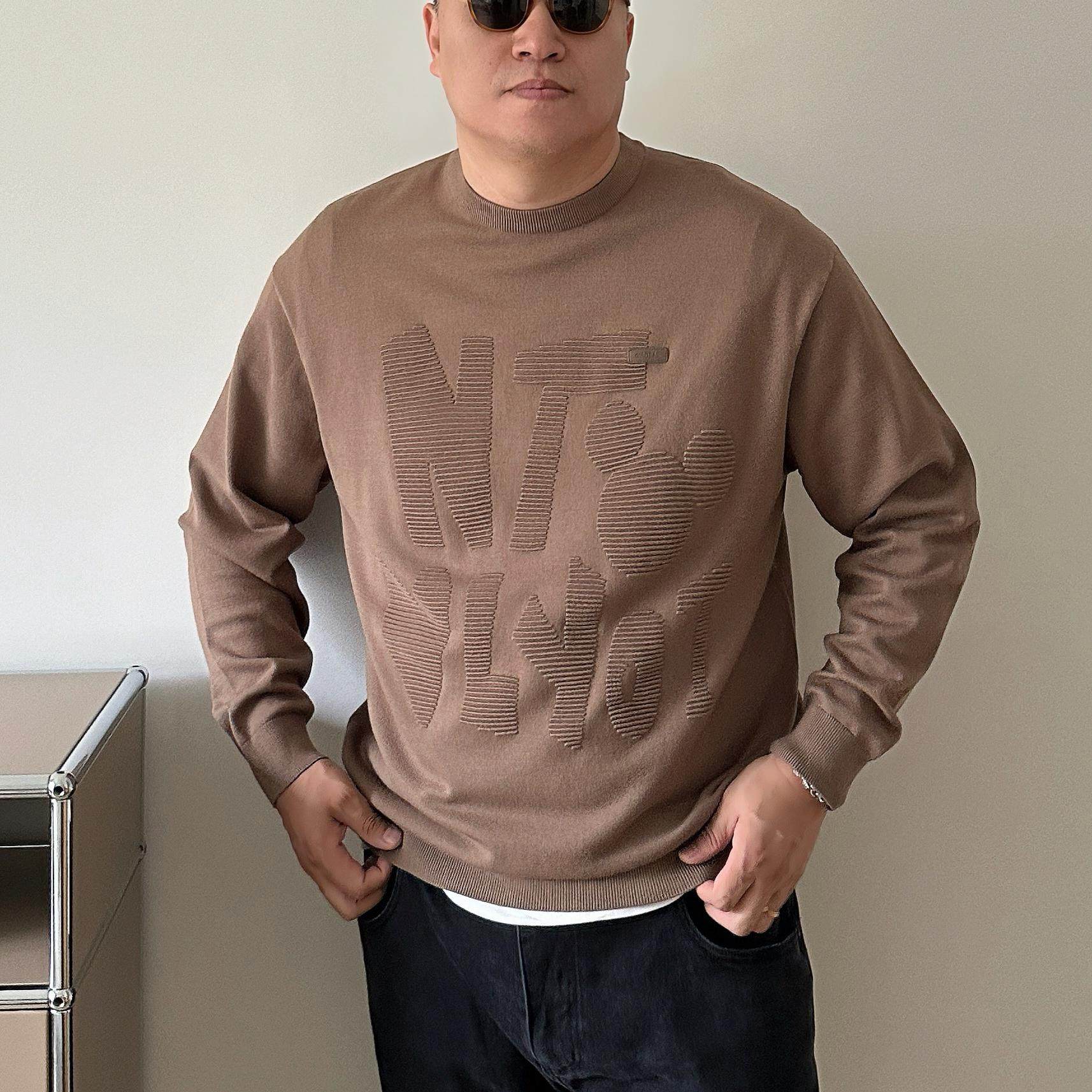 DAEVU大码男装冬款简约舒适打底针织衫加肥加大男款短款套头毛衣,男装,针织衫/毛衣,淘宝优惠券,粉丝福利购,淘宝优惠卷