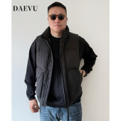 冬季 大依无忧大码 男装 90绒宽松立领羽绒马甲男胖子休闲坎肩背心