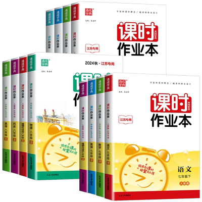 江苏专版通城学典初中课时作业本