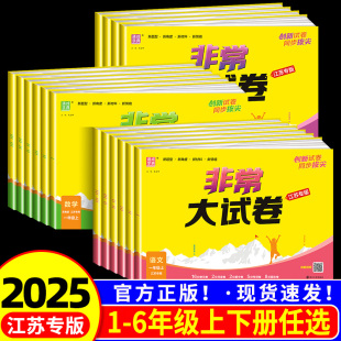 江苏专用2025小学数学拔尖大试卷青岛版 卷真题必刷卷期末冲刺一 数学一二三四五六年级上册下册试卷测试卷全套同步单元
