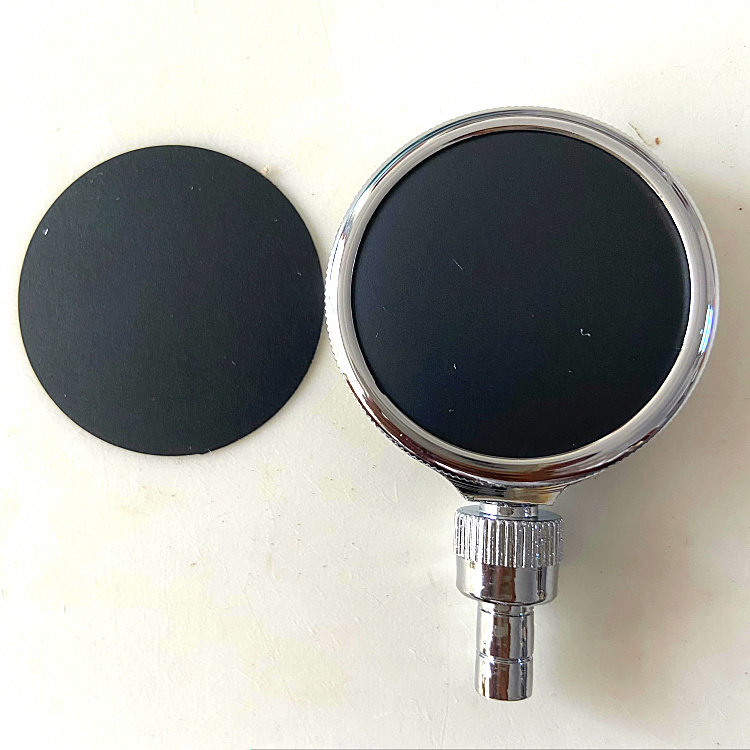 通用听头听诊器配件黑色膜片血压测量合金带接头备用膜直径3.7