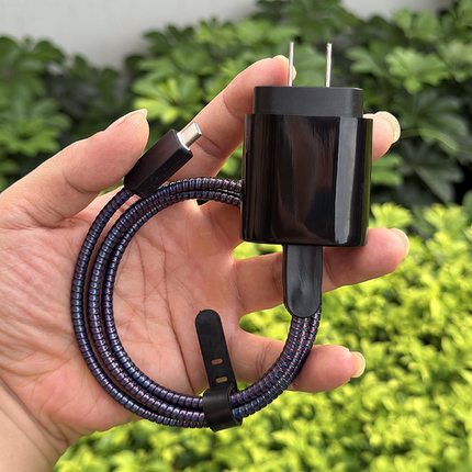 三星Fold6 Flip6 Flip7 Fold7 W26 W25数据线保护套25W充电器绕绳