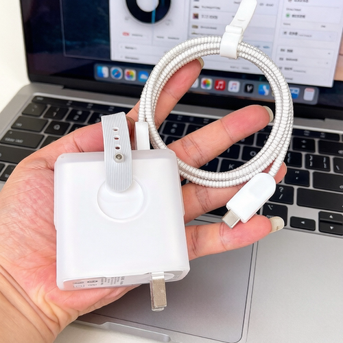 适用华为MateBook Pro 140W充电器壳MatePad Edge数据线保护套绳