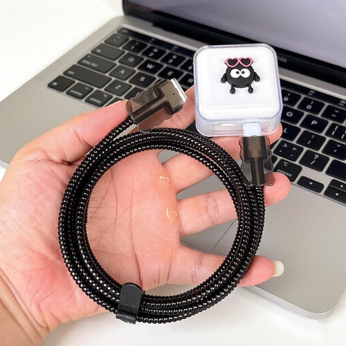 适用苹果MacBook Air M4 35W 30W充电器壳M5 40W 70W数据线保护套