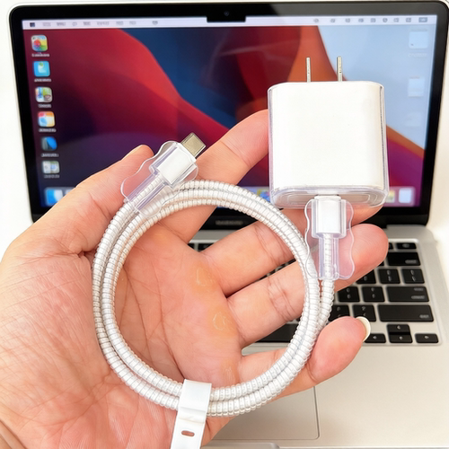 适用苹果笔记本MacBookNEO 20W充电器壳MAC neo数据线保护套绕绳