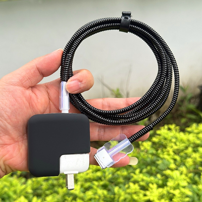 适用苹果MacBook pro Air充电器70W电源M5 M4数据线保护套M3绕绳