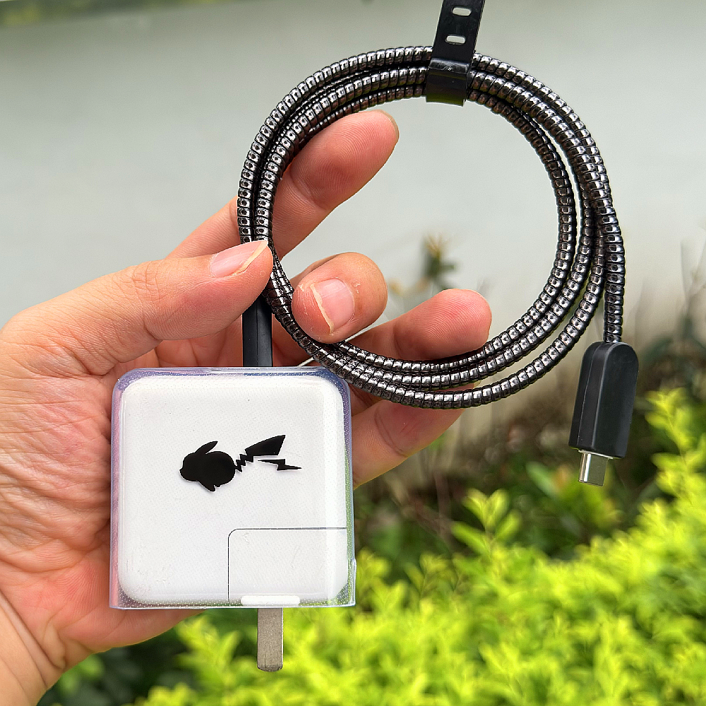 苹果16 30W电源充电器保护套iPhone15 16promax数据线防断缠绕绳