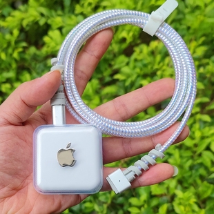 35W筆記本M2 M3數據線保護套充電器電源殼纏繞繩 Air 蘋果MACBook